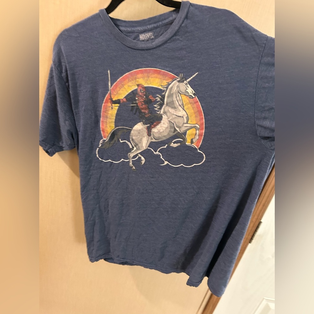 Marvel Blue Graphic T-Shirt